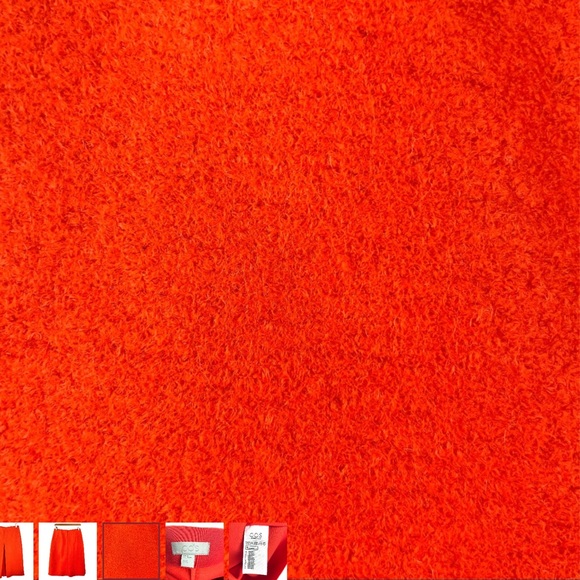 NWOT COS red wool skirt 36 - Picture 2 of 7